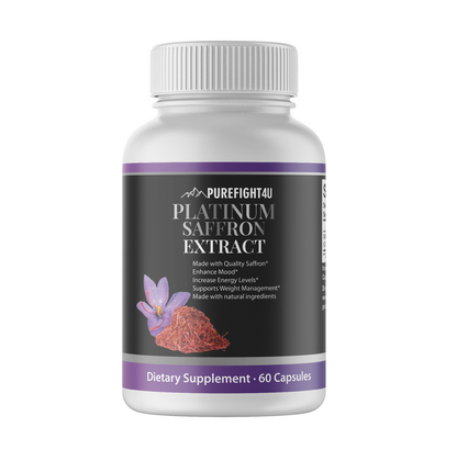 Platinum Saffron Extract - 5 Bottles 300 Capsules