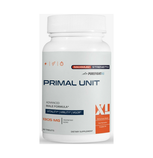 PRIMAL UNIT XL Pills For Men  1305mg - 4 Bottles 240 Capsules