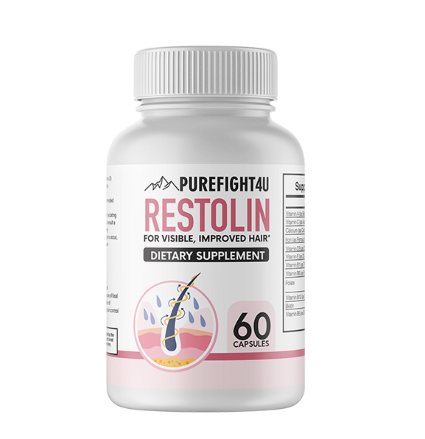 Restolin Hair Skin and Nails Supplement 12 Bottles 720 Capsules