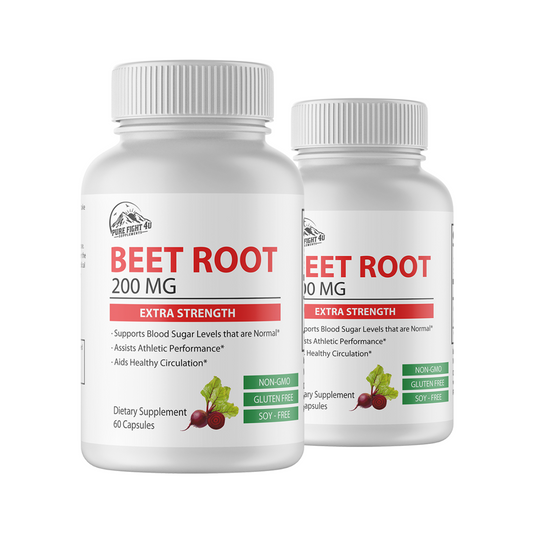 Beet Root 200mg Extra Strength 2 Bottles 120 Capsules