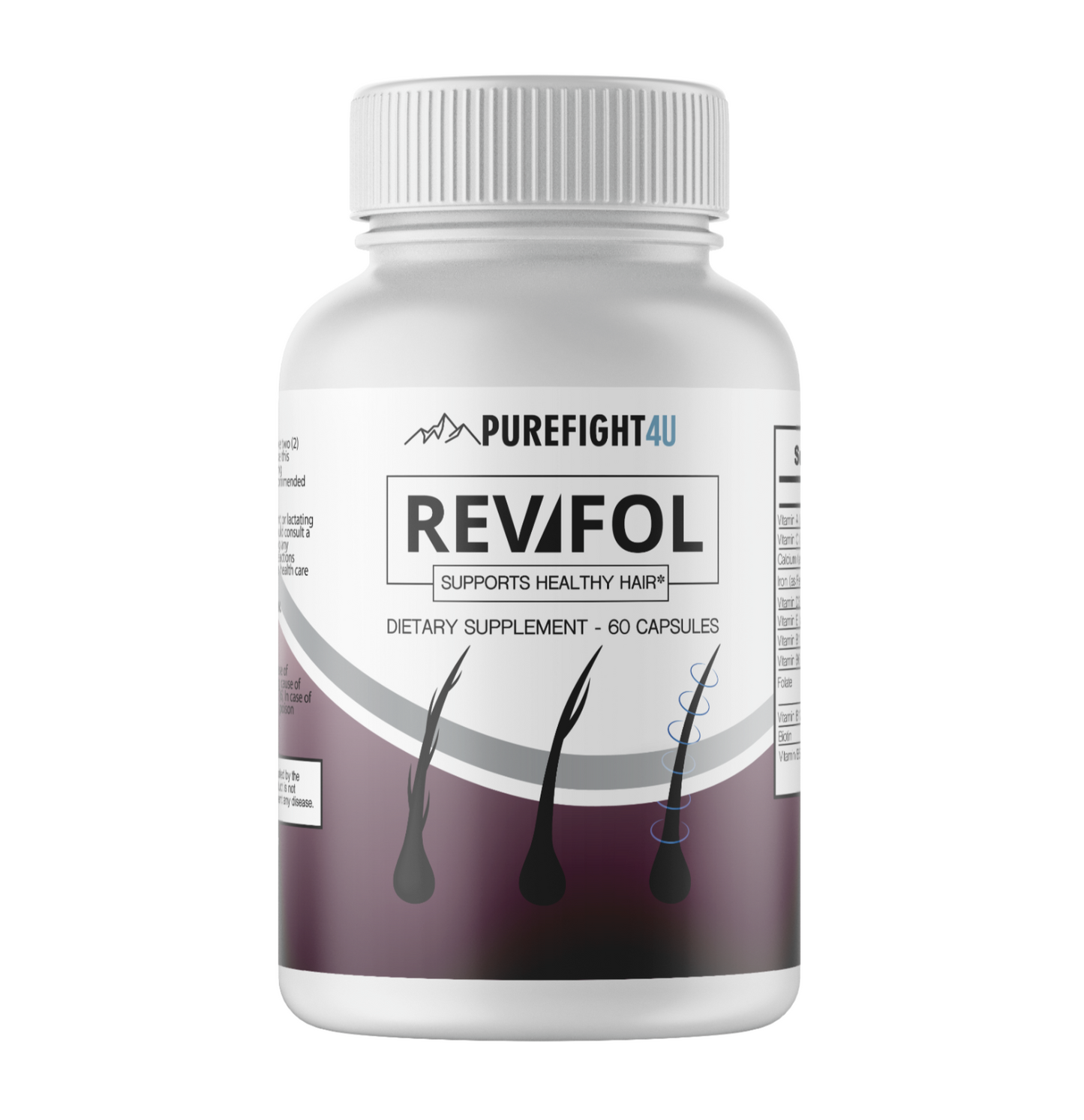 Revifol Hair Skin and Nails Supplement 2 Bttles 120 Capsules