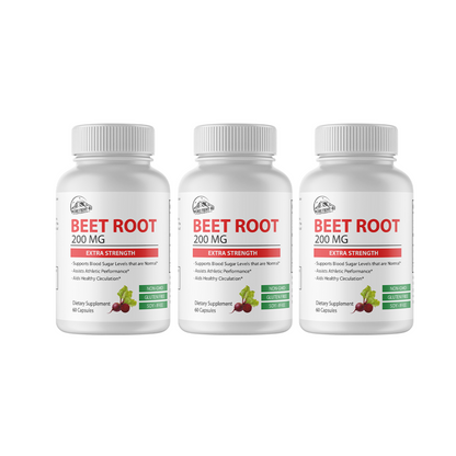 Beet Root 200mg Extra Strength 12 Bottles 720 Capsules