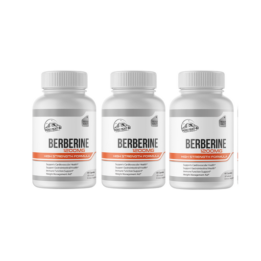 Berberine 1200mg High Strength Formula 12 Bottles 720 Capsules