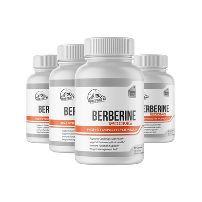 Berberine 1200mg High Strength Formula 4 Bottles 240 Capsules