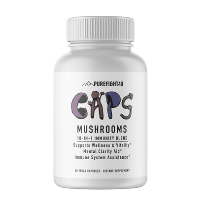 CAPS Mushroom 10-in-1 Immunity Blend 10 Bottles 600 Capsules