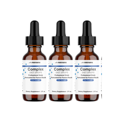 Complex Diet Drops – Natural Weight Management Drops Unisex 2 oz - 5 Bottles