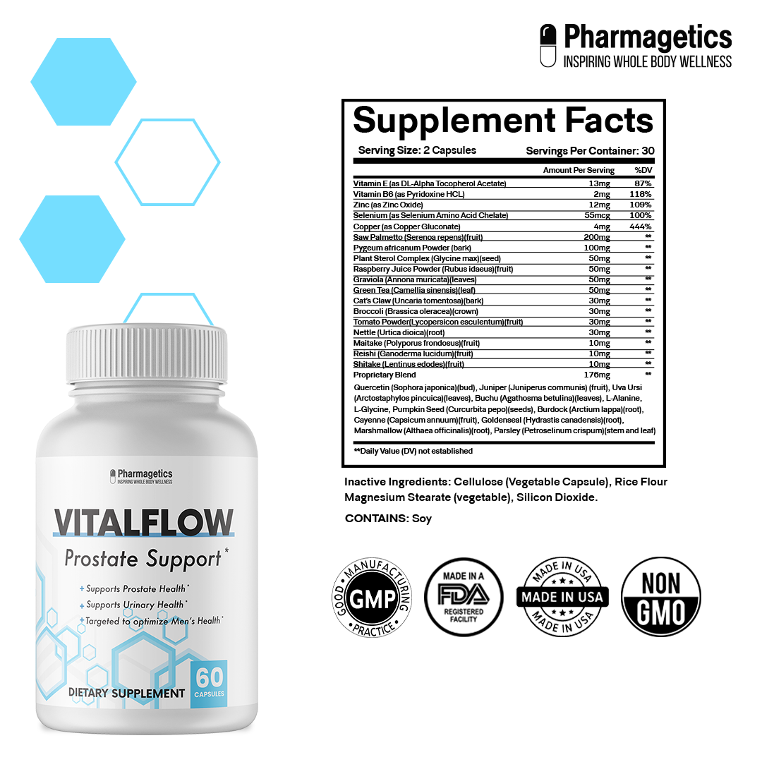 VITALFLOW Prostate Support - 3 Bottles