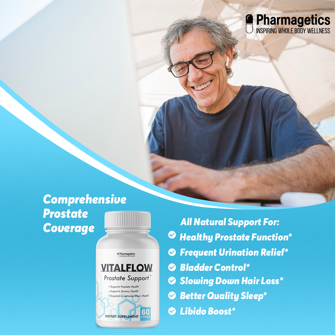 VITALFLOW Prostate Support - Saw Palmetto - Reduce Frequent Urination VITAL FLOW