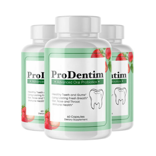 3-Pack Prodentim for Gums and Teeth Health Prodentim Dental Formula 180 Capsules