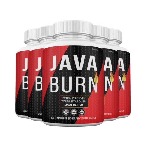 (5 Pack) Java Burn Powerful Formula, Java Burn Now in Pills, Maximum Strength