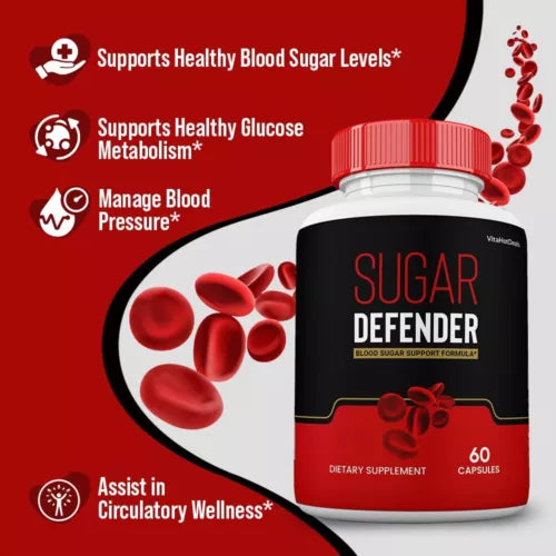 Sugar Defender Pills, Official Sugar Defender 24 Max Strength (5 Pack)