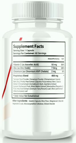 Sugar Shield Blood Sugar Support Supplement for Healthy Blood Levels 60ct