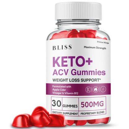 Bliss Keto ACV gummies, Bliss Keto Gummies  with ACV Max Strength (3 Pack)