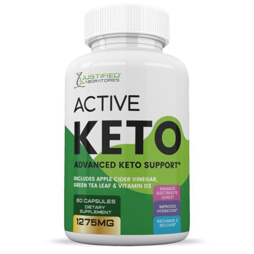 Active Keto ACV Pills 1275 MG Stronger Than Gummies Keto Pills 1 Bottle